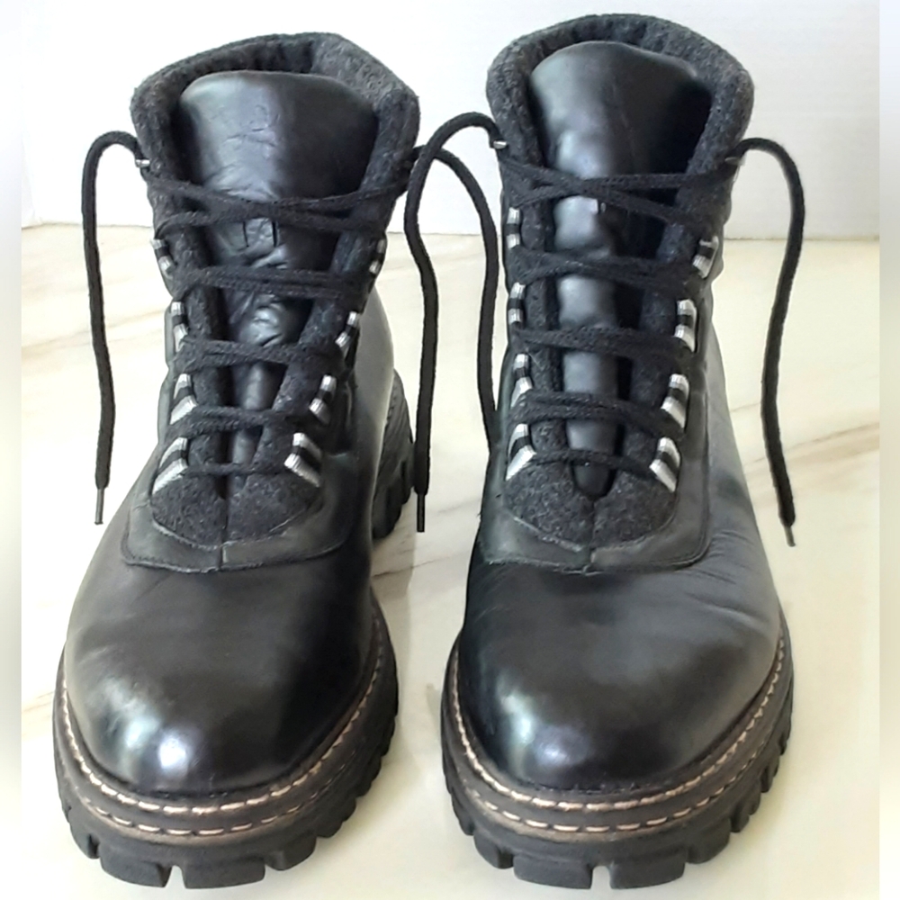 BLONDO Mens 2 Tone Leather Lace Up Insulated Waterproof Combat Ankle Boots Sz 12